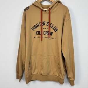 Kill Crew Hoodie Sweatshirt Mens XXL Fighter's Club Graphic Wolves Among Sheep